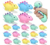 Huwena 20 piezas de recuerdos de fiesta: bolas divertidas para apretar, para adultos, mujeres, hombres, animales de granja, regalos de fiesta de cumpleaños, bolsas de golosinas, juguetes sensoriales