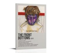 HUWERYWHUY Póster de portada de álbum de The Front Bottoms para pared, póster estético moderno para sala de estar, 20 x 30 cm, estilo marco