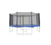 HUWOYG 1 trampolín de Exterior for Adultos y niños, Equipo Fitness for Saltar, Grande for Interiores con Red protección para Camas elásticas(8FT 6P)