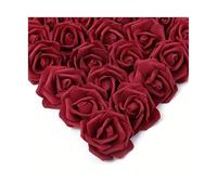 HUWOYG 10/20/30Pcs Foam Rose Flower Wedding Bride Bouquet Car Decor DIY Gift Box Wreath Home Outdoor Garden Holiday Party para Bodas(Red 2,30PCS)