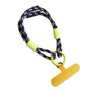 HUWOYG 2pcs Mobile Phone Lanyard with Two Strands Simple Lanyard Short Wrist Lanyard Anti Loss Card Strip Style Universal Phone Case Strap para Teléfono Compatible(Color B)