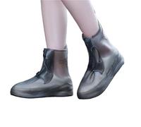 HUWOYG 3 pares de cubiertas for zapatos, cubierta impermeable for al aire libre, Protector silicona, Botas lluvia for días lluviosos, antideslizante for Para Mantener Tus Zapatos(Gray,L(38-39))