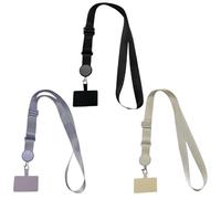 HUWOYG 3pcs Mobile Phone Lanyard Adjustable Anti-Lost Phone Leashes Removable Phone Nylon Case Strap para Teléfono Compatible