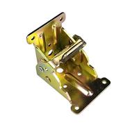 HUWOYG 4 Piezas de bisagras Mesa Plegables, Soporte Plegable for mesas Extensibles, sillas, Soportes for Patas, bisagra para Placas(Gold)