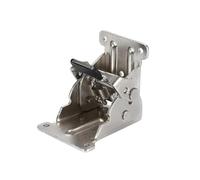 HUWOYG 4 Soportes de extensión for Silla 90 Grados, con bisagra Plegable autoblocante, Marco Soporte for Pata Mesa para Placas(Silver)