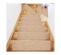 HUWOYG Juego de 5/10 Alfombrillas Autoadhesivas for escaleras, Antideslizantes y con absorción Agua for Interiores para Escalera(Color 31,76x20cm 5piece)