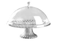 HUWOYG Soporte for pastel con Dom, soporte portátil for for fiestas que sirven galletas, fiesta transparente, boda(12in)