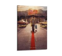 HUWYREWQRH Póster estético de Bad Times at The El Royale para decoración de pared, lienzo vintage, pintura decorativa para sala de estar, dormitorio, 40 x 60 cm, estilo marco