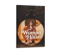 HUWYREWQRH Póster estético de la película Woman of The Hour para decoración de pared, lienzo vintage, pintura decorativa para sala de estar, dormitorio, 40 x 60 cm, estilo marco