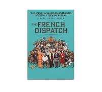 HUWYREWQRH Póster estético de The French Dispatch para decoración de pared, lienzo vintage, pintura decorativa para sala de estar, dormitorio, 40 x 60 cm, estilo sin marco