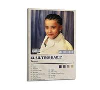 HUWYREWQRH Trueno Pósteres de El Último Baile Álbum, póster estético de arte de pared, lienzo vintage, pintura decorativa para sala de estar, dormitorio, 30 x 45 cm, estilo marco