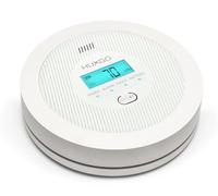 HUXGO® Detector Monoxido de Carbono HXAC01 | Sensor CO de Alta Precisión, Pantalla LCD Retroiluminada | Alarma de CO a Pilas para el Hogar