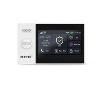 HUXGO® HXA007 4G Panel de Control de Sistema de Alarma con WiFi y módulo gsm 4G LTE | Control a través de Tuya Smart App, SMS y Llamada, función de Emergencia SOS