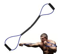 Huxibai Bandas elásticas para Ejercicio,Bandas Resistentes al Boxeo - Cuerda de tracción Resistente al Boxeo,Cuerda de tracción para Entrenamiento de Fuerza con Asas cómodas, Cuerda de para