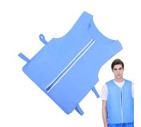 Huxibai Chaleco Refrescante, Ropa Refrescante Cuerpo, Chaqueta Sin Mangas Activada por Agua Ropa Exterior para Correr Caliente Ciclismo Pesca Jardinería Actividades al Aire Libre para Mujeres