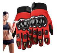 Huxibai Guantes para silla de ruedas, guantes de ciclismo para hombre, con medio dedo, antideslizamiento, con carcasa rígida, para el día de la madre, motocicletas, fitness al aire libre