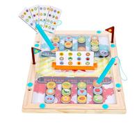 Huxibai Laberinto Magnetico De Colores | Juguete Educativo De Madera - Juguete De Reconocimiento De Formas,para Viajes Aula Fiestas Niños Hogar Cumpleaños Noches Familiares