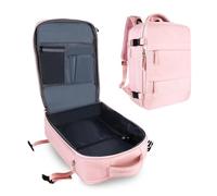 Huxibai Mochila de viaje de negocios | Mochila ligera extra grande | Con puerto de carga USB, la bolsa impermeable extra grande se adapta a 15.6 en el portátil para el hotel
