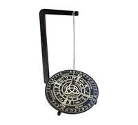 Huxibai Tablero De Péndulo para Adivinación - Tablero De Preguntas Sí No con Péndulo - Suministros Verticales Místicos para Meditación Limpieza Espiritual Lectura De Tarot Configuración De Altar