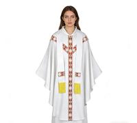 Huxibai Túnicas De Pastor Para Hombres Con Casulla Católica Y Cinta