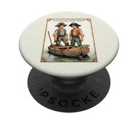 ¡Huyamos y seamos piratas! Libros infantiles vintage para niños PopSockets PopGrip Adhesivo