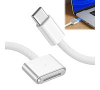 Huybaa 140W Câble USB C Vers Ma-gSafe 3(2m),Cable macbook Air/Pro,140 W PD Type C Vers Ma-gSafe 3 for 140/100/65 W Cargador,Fast Cargador Compatible with MacBook Air 13 14 16, MacBook Pro 13 14 16