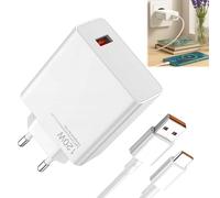 Huybaa Cargador xiaomi 120w, Cargador rápido 120W Turbo con 6A 1.5m USB C Cable, para Xiaomi 14 13 12 xiaomi Poco F7 Ultra F6 Redmi Turbo 4 3 Note 14 13 12 11 Pro etc