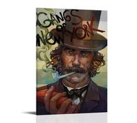 HUYEHEHERRY Póster de Gangs of New York para pared, diseño estético vintage, póster decorativo para salas de estar, 60 x 90 cm, estilo marco