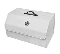 HUYIYUAN Organizador Maletero Coche para Suzuki Vitara 2015-2021, 54x3x29cm Reforzada y Robusta Base Antideslizante Accesorios Auto Mujer Hombre (Blanco)