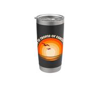 Huyo a la playa del Trópico de Cáncer Vaso térmico de acero inoxidable de doble pared