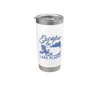 Huyo a Lake Placid Vaso térmico de acero inoxidable de doble pared