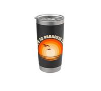 Huyo a Paradise Island Vaso térmico de acero inoxidable de doble pared