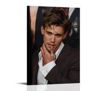 HUYREWHUYUU Póster vintage de Austin Butler, pintura decorativa estética, arte de pared, lienzo decorativo para sala de estar, dormitorio, 50 x 75 cm, estilo marco