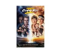 HUYREWHUYUU Póster vintage de Cobra Kai, pintura decorativa estética, arte de pared, lienzo decorativo para sala de estar, dormitorio, 50 x 75 cm, estilo sin marco