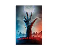 HUYREWHUYUU Póster vintage de la película The Dead Don't Die, pintura decorativa estética, arte de pared, lienzo decorativo para sala de estar, dormitorio, 50 x 75 cm, estilo sin marco