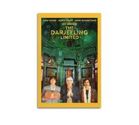 HUYREWHUYUU Póster vintage de The Darjeeling Limited, pintura decorativa estética, arte de pared, lienzo decorativo para sala de estar, dormitorio, 40 x 60 cm, estilo sin marco