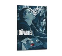 HUYREWHUYUU Póster vintage de The Departed (2006) [1262 1682] de James H. Neal, pintura decorativa estética, arte de pared, lienzo decorativo para sala de estar, dormitorio, 30 x 45 cm, estilo marco