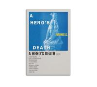 HUYRYRRHT Fontaines D.C Álbum A Hero's Death, póster estético para pared, lienzo vintage, pintura decorativa, decoración para sala de estar, dormitorio, 20 x 30 cm, estilo sin marco