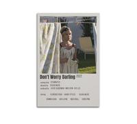 HUYRYRRHT Póster estético de lienzo con texto en inglés "Don't Worry Darling", póster vintage decorativo, para sala de estar, dormitorio, decoración de 30 x 45 cm, estilo sin marco