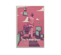 HUYRYRRHT Póster estético de The Truman Show para pared, póster vintage decorativo, pintura decorativa para sala de estar, dormitorio, decoración de 60 x 90 cm, estilo sin marco