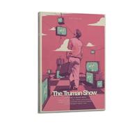 HUYRYRRHT Póster estético de The Truman Show para pared, póster vintage para pared, pintura decorativa, para sala de estar, dormitorio, decoración de 30 x 45 cm, estilo marco