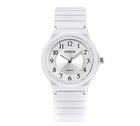 HUYTBYG Awgm100 - Reloj de pulsera analógico de cuarzo unisex para niños, de silicona fina, para hombre, A, One Size
