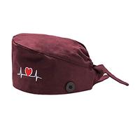 HUYTBYG Gorro de trabajo estampado a la moda, informal, unisex, para senderismo, para mujer, rosso, Talla única
