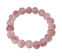 HUYTBYG Pulsera china de cuentas de jade para mujer, esposa, abuelo, madre, padre, uso diario, reloj de cinco sentidos, talla única, Resina, No es una piedra preciosa