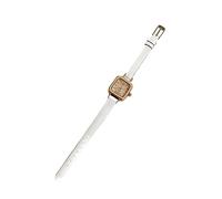HUYTBYG Reloj de cuarzo ligero y exquisito de alta calidad para mujer, temperamento femenino, reloj de cuarzo para parejas, pulseras iluminadas, blanco, One Size