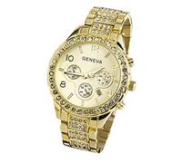 HUYTBYG Reloj de cuarzo para mujer Gmdb800sc-1b, dorado, One Size