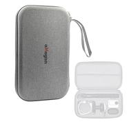 HUYUAWA - Funda de transporte de viaje para cámara Insta360 GO3, bolsa protectora portátil con bandeja interior extraíble para accesorios de cámara de acción Insta 360 GO 3/2 X3, gris, 290×165×55mm,
