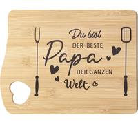 HUYUE Tabla de cortar Madera Papá Regalo Cumpleaños Día del Padre Manta Mejor Papá Regalo de Cumpleaños Navidad