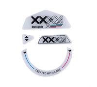 HUYUN Almohadillas para mouse de cristal ultra fuertes con bordes curvados redondeados, compatibles con Logi G502 Lightspeed Wireless Gaming Mouse (G502 pies)