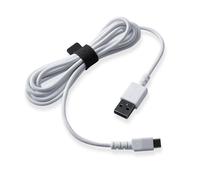 HUYUN Cable de carga USB blanco compatible con ratón Razer Pro Click RZ01-0299 Humanscale